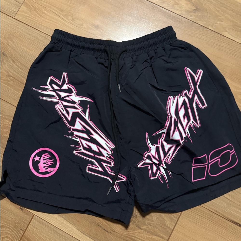 Hellstar Black and Pink Men's Shorts